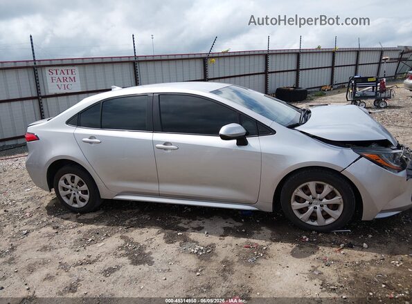 JTDEPRAE6LJ005542 2020 TOYOTA COROLLA Silver Սարքավորումների վահանակի տեսք