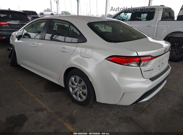 JTDEPRAE6LJ047483 2020 TOYOTA COROLLA White Задня ліва чверть