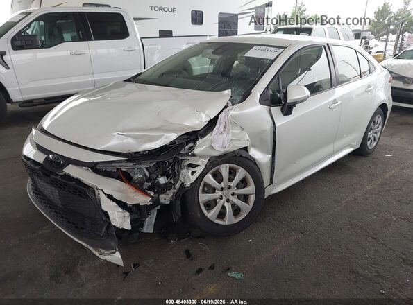 JTDEPRAE6LJ047483 2020 TOYOTA COROLLA White Передня ліва чверть
