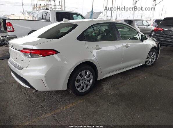 JTDEPRAE6LJ047483 2020 TOYOTA COROLLA White Задня права чверть