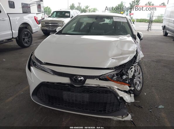 JTDEPRAE6LJ047483 2020 TOYOTA COROLLA White Вид панелі приладів