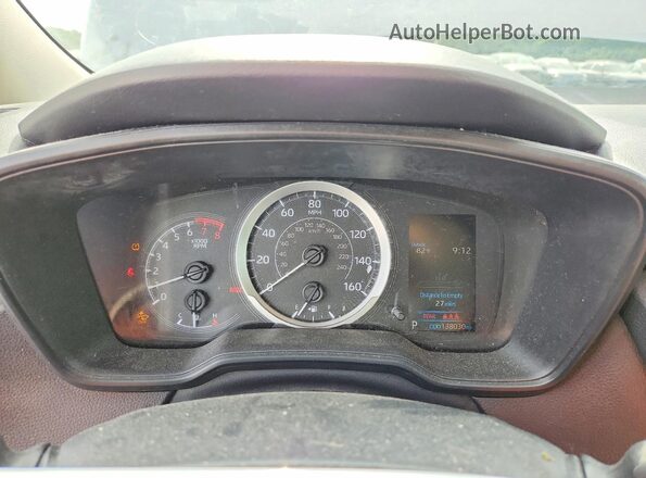 JTDEPRAE6LJ055325 2020 TOYOTA COROLLA Серебряный Вид щитка приборов