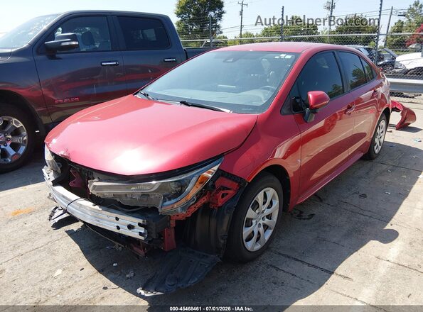 JTDEPRAE6LJ112834 2020 TOYOTA COROLLA Red Vista tres cuartos delantera izquierda