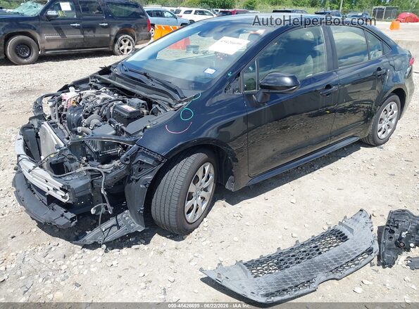 JTDEPRAE8LJ026439 2020 TOYOTA COROLLA Black წინა მარცხენა ხედი სამი მეოთხედიდან