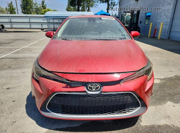 JTDEPRAE8LJ040793 2020 TOYOTA COROLLA Red Դիմացի տեսք