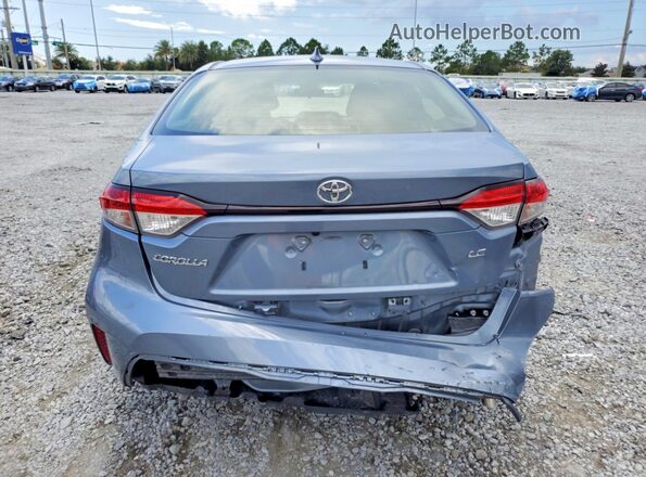 JTDEPRAE8LJ067699 2020 TOYOTA COROLLA Blue Հետևի տեսք