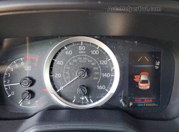 JTDEPRAE9LJ055366 2020 TOYOTA COROLLA Black Instrument cluster view