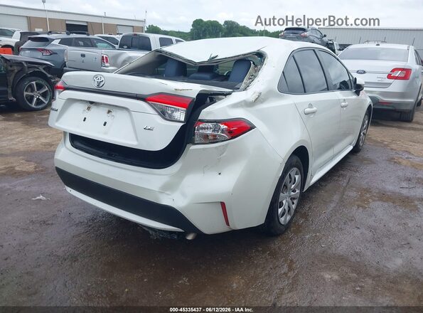 JTDEPRAEXLJ012834 2020 TOYOTA COROLLA Белый Задняя правая четверть