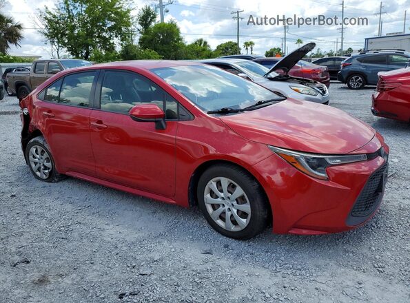 JTDEPRAEXLJ033389 2020 TOYOTA COROLLA Красный Передняя правая четверть