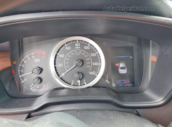 JTDEPRAEXLJ033389 2020 TOYOTA COROLLA Красный Вид щитка приборов