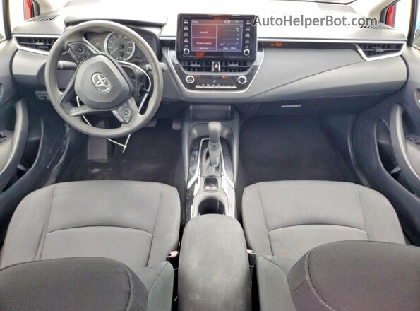 JTDEPRAEXLJ033389 2020 TOYOTA COROLLA Красный Вид панели приборов