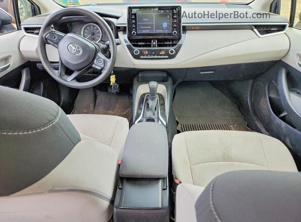 JTDEPRAEXLJ105272 2020 TOYOTA COROLLA Blue 