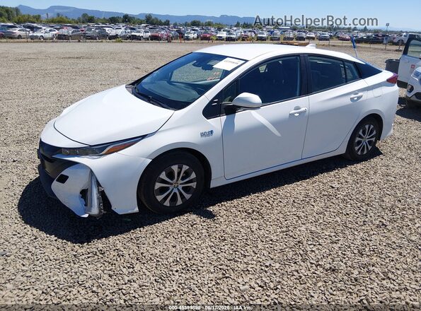 JTDKAMFP0M3165696 2021 TOYOTA PRIUS PRIME Белый Передняя левая четверть
