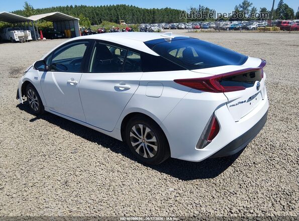 JTDKAMFP0M3165696 2021 TOYOTA PRIUS PRIME Белый Задняя левая четверть