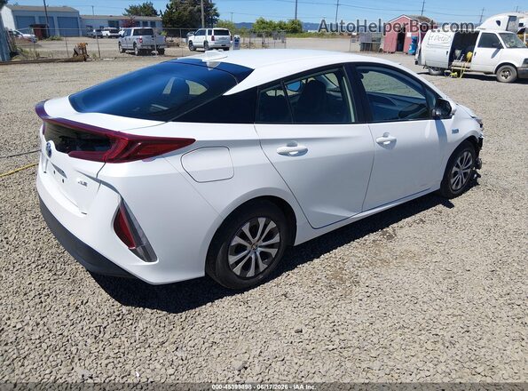 JTDKAMFP0M3165696 2021 TOYOTA PRIUS PRIME Белый Задняя правая четверть