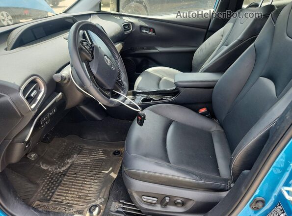 JTDKAMFP0M3180442 2021 TOYOTA PRIUS Blue Vista interior delantera