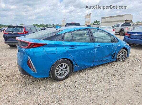 JTDKAMFP0M3180442 2021 TOYOTA PRIUS Blue Trasero derecho