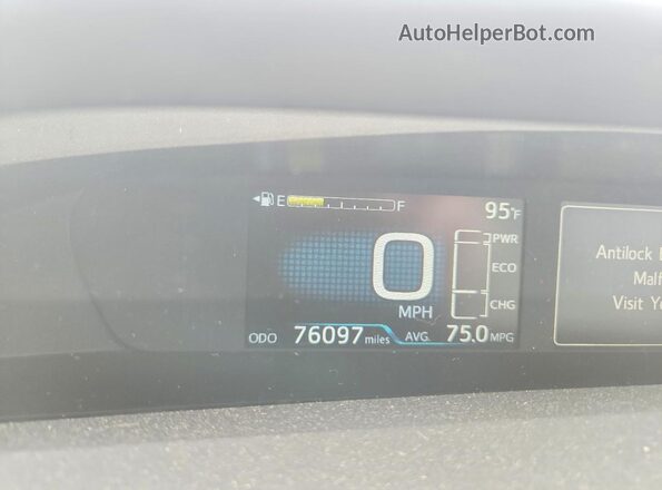 JTDKAMFP0M3180442 2021 TOYOTA PRIUS Blue Vista del cuadro de instrumentos