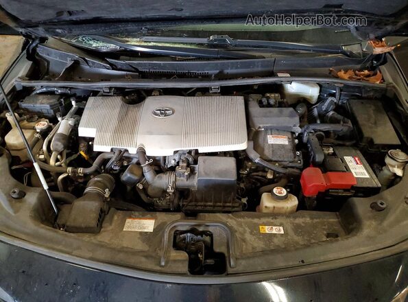 JTDKAMFP0M3189965 2021 TOYOTA PRIUS Black უკანა სალონის ხედი