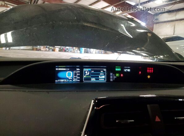 JTDKAMFP0M3189965 2021 TOYOTA PRIUS Black ხელსაწყოთა პანელის ხედი