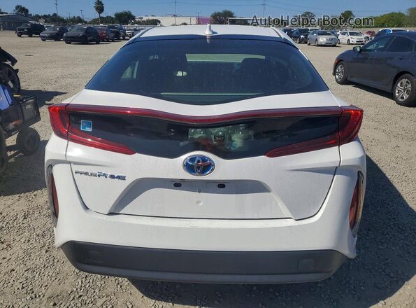 JTDKAMFP0M3190825 2021 TOYOTA PRIUS White Widok z tyłu