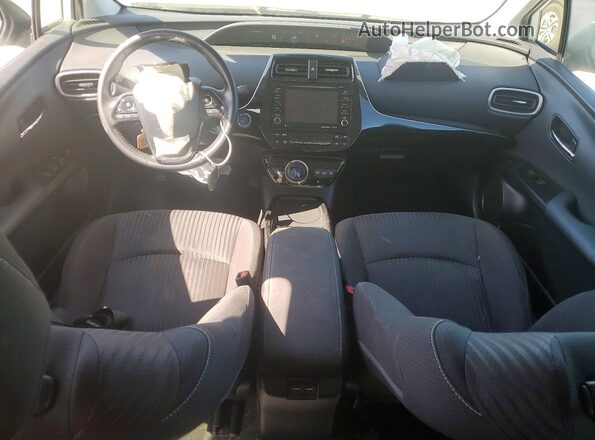 JTDKAMFP0M3190825 2021 TOYOTA PRIUS White Widok deski rozdzielczej