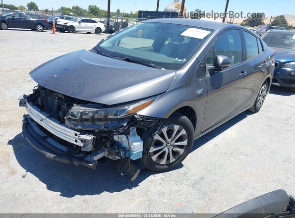 JTDKAMFP1M3165500 2021 TOYOTA PRIUS PRIME Gray Front left