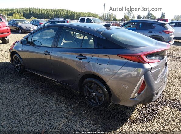 JTDKAMFP1M3166436 2021 TOYOTA PRIUS PRIME Gray Rear left