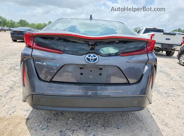 JTDKAMFP1M3177016 2021 TOYOTA PRIUS Gray Rear view