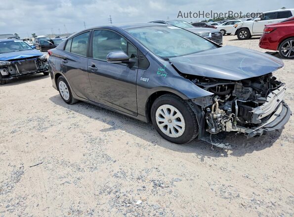 JTDKAMFP1M3177016 2021 TOYOTA PRIUS Gray Front right
