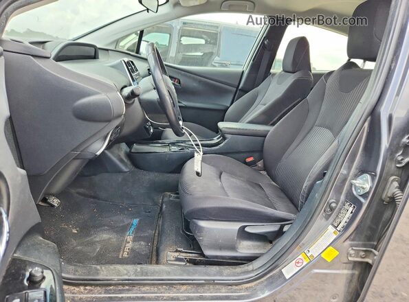 JTDKAMFP1M3177016 2021 TOYOTA PRIUS Gray Front interior view
