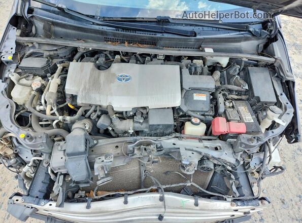 JTDKAMFP1M3177016 2021 TOYOTA PRIUS Gray Rear interior view