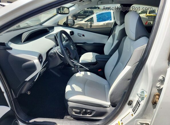 JTDKAMFP1M3189263 2021 TOYOTA PRIUS White Vista interior delantera