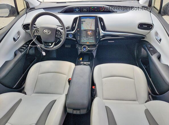 JTDKAMFP1M3189263 2021 TOYOTA PRIUS White Vista del salpicadero