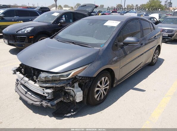 JTDKAMFP1M3192552 2021 TOYOTA PRIUS PRIME Gray Front left