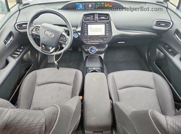 JTDKAMFP2M3168258 2021 TOYOTA PRIUS Black Առջևի վահանակի տեսք