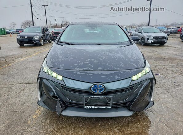 JTDKAMFP2M3168258 2021 TOYOTA PRIUS Black Դիմացի տեսք
