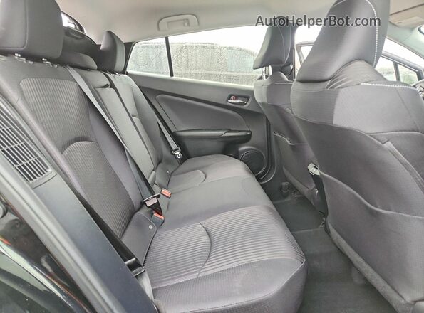 JTDKAMFP2M3168258 2021 TOYOTA PRIUS Black Հետևի նստատեղերի տեսք