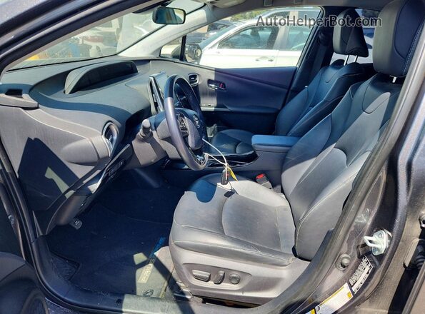 JTDKAMFP2N3200126 2022 TOYOTA PRIUS Gray Widok wnętrza z przodu