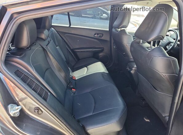 JTDKAMFP2N3200126 2022 TOYOTA PRIUS Gray Widok tylnych siedzeń