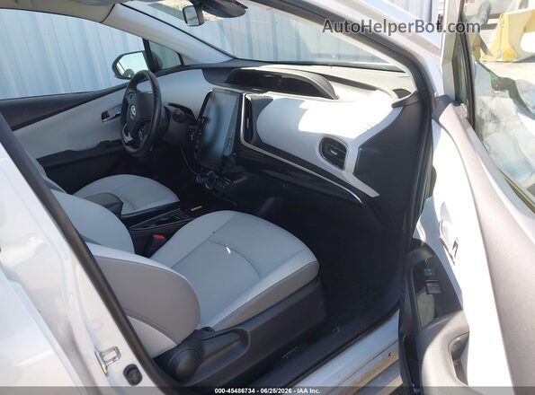 JTDKAMFP2N3226970 2022 TOYOTA PRIUS PRIME White წინა სალონის ხედი