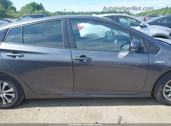 JTDKAMFP3M3173257 2021 TOYOTA PRIUS PRIME Gray Սալոնի հետևի տեսք