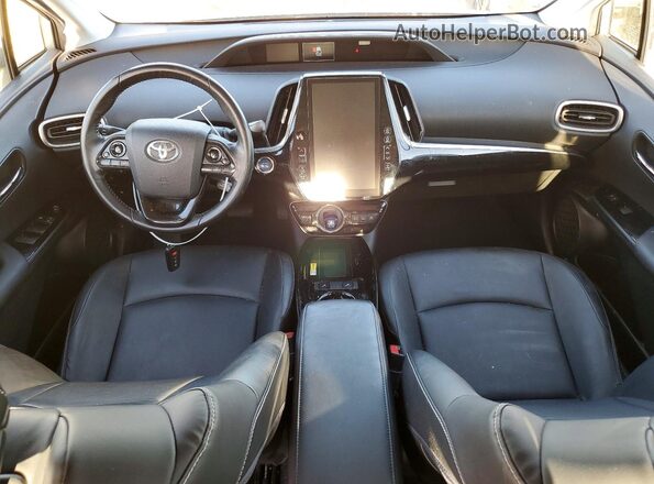 JTDKAMFP3M3181522 2021 TOYOTA PRIUS Silver Dashboard view