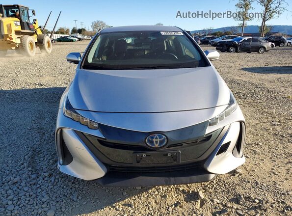 JTDKAMFP3M3181522 2021 TOYOTA PRIUS Silver Front view