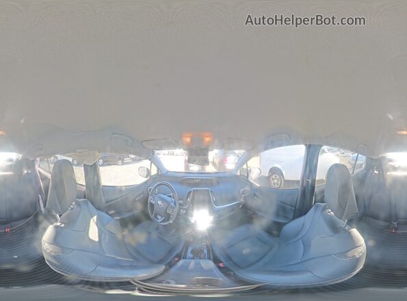 JTDKAMFP3M3181522 2021 TOYOTA PRIUS Silver VIN sticker view