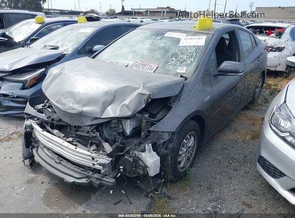 JTDKAMFP3M3182153 2021 TOYOTA PRIUS PRIME Gray Передня ліва чверть