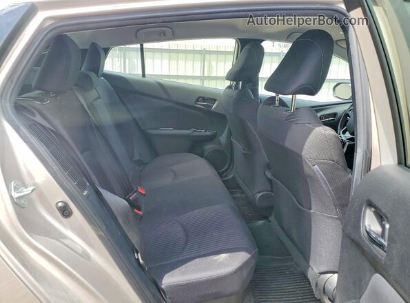 JTDKAMFP3M3188678 2021 TOYOTA PRIUS Tan Вид задніх сидінь