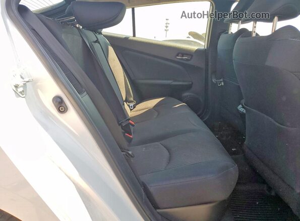 JTDKAMFP3M3192603 2021 TOYOTA PRIUS White უკანა სავარძლების ხედი