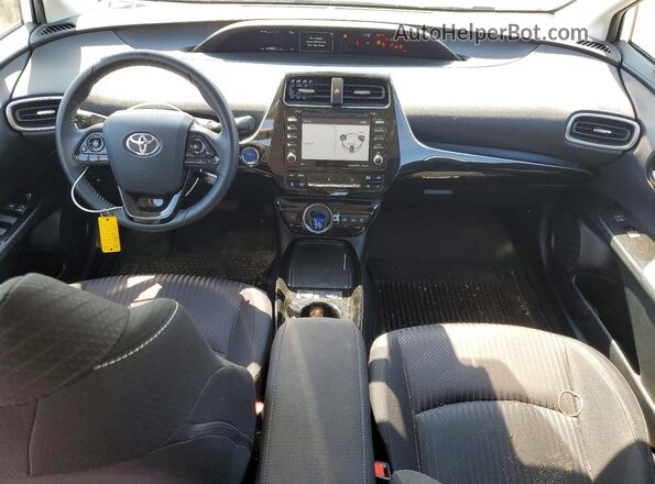 JTDKAMFP3M3192603 2021 TOYOTA PRIUS White წინა პანელის ხედი