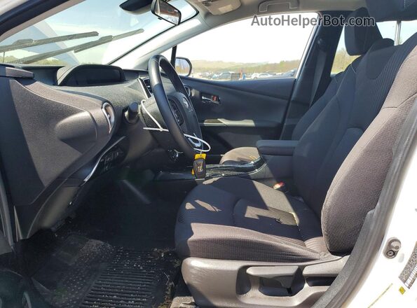 JTDKAMFP3M3192603 2021 TOYOTA PRIUS White წინა სალონის ხედი